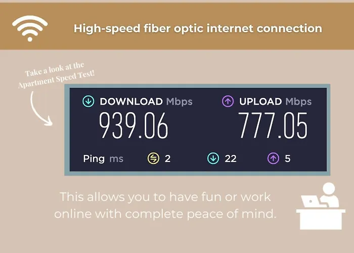 2 - 50 M De La - Parking Apartment *